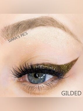 EyeSense Shimmer Gilded NEW Bronze Gold Glitter Waterproof Liquid Eyeliner